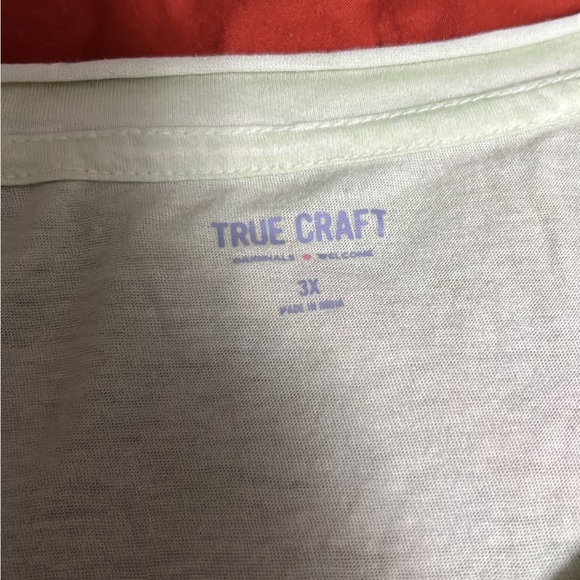 Plus Size Cropped Tee 3X - Picture 2 of 3